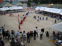 施設紹介 テラス 運動会 年長ソーラン節